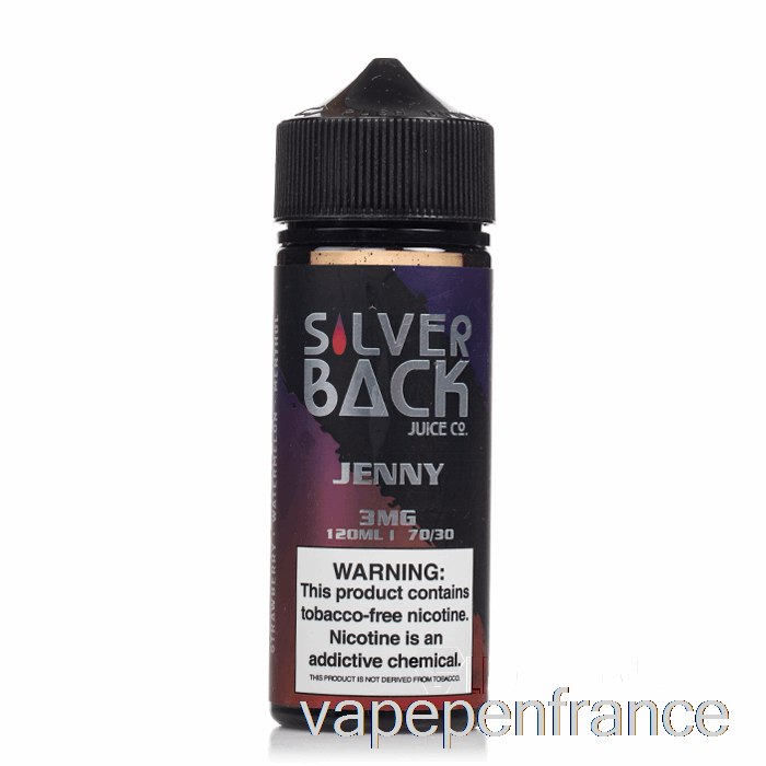 Jenny - Jus De Dos Argenté Co. - Stylo Vape 120 Ml 0 Mg